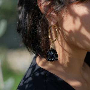 Boucles d'oreille Rosae