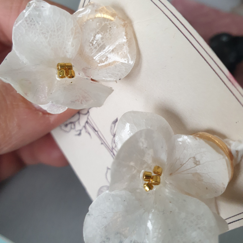 Boucles d'oreilles Hydrangea baby
