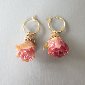 Boucles d'oreilles Rosae